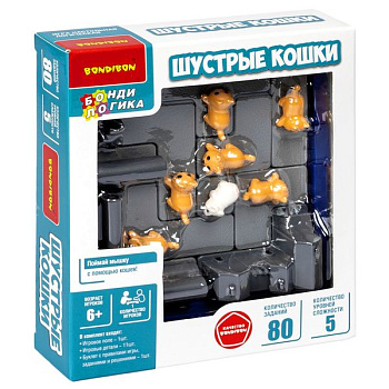 Bondibon Логическая игра Шустрые кошки ВВ5907