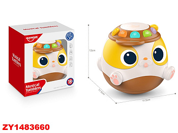 Игрушка для малышей Неваляшка HE0543 в/к
