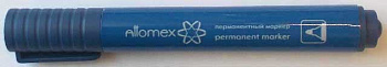Маркер перм. ATTOMEX 5043500 синий 3мм