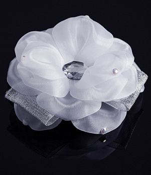 Бант № 40 (белый)