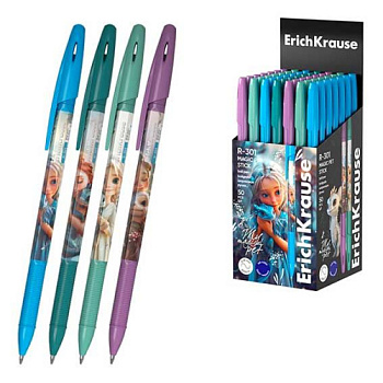 Ручка шар. EK R-301 Stick Magic Pet 63071 синяя,0,7мм
