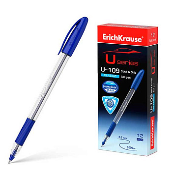 Ручка масл. шар. EK U-109 Classic Stick&Grip 53742 синяя,1,0мм,Ultra Glide Techn