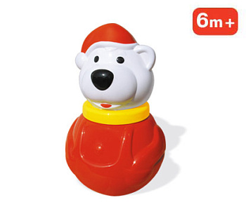 Неваляшка малая Белый медведь-2 (18см) в/п 01683 (Стеллар)