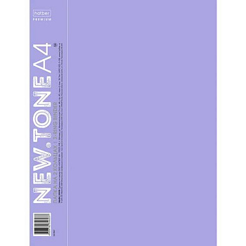 Папка 2 кольца 40мм ХАТ А4 Premium NEWtone Pastel Лаванда 05019, 700мкм