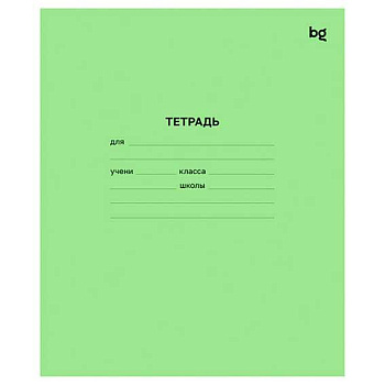 Тетрадь 12л. (уз.лин) BG "Зелёная" 57426