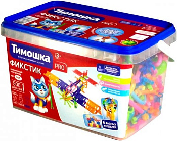 Конструктор «ФикСтик» 500 деталей 003 (Тимошка)