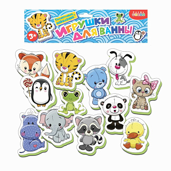 Игрушки д/ванны Зверюшки-игрушки 4010 (Дрофа-Медиа)