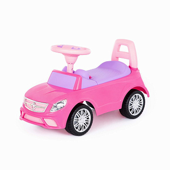 Толокар Автомобиль SuperCar №3 звук,розовый 84491 (Полесье)