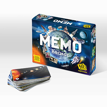 Мемо (50карт) Космос 7208