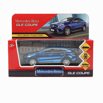 Машина Технопарк металл. Mercedes-Benz Gle Coupe синий хром (12см) откр.дв,в/к GLE-COUPE-BUCH