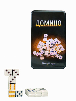Домино пласт. (19х11,5х3,5см) металл/кор AN02564