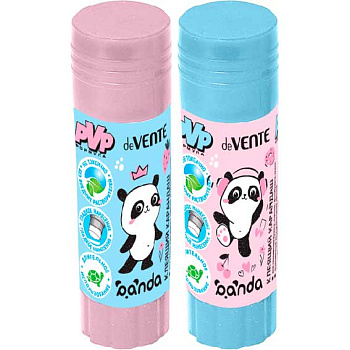 Клей-карандаш 15гр. deVENTE "Panda" 4042107 быстросох.,PVP основа