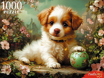Пазлы (1000эл) Игривый щенок П1000-8274