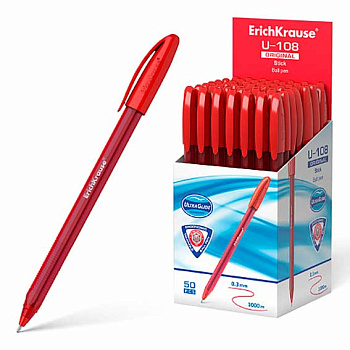Ручка масл. шар. EK Ultra Glide Technology U-108 Original Stick 47597 красная,1,