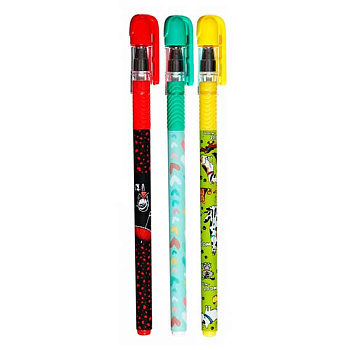 Ручка шар. BV MagicWrite "HappyWrite" 20-0240 0,5мм, синяя,асс.