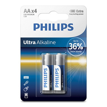 LR6  Батарейки Philips Ultra BL-2 00008095