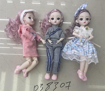 Кукла 30см шарнир. в пакете D38307